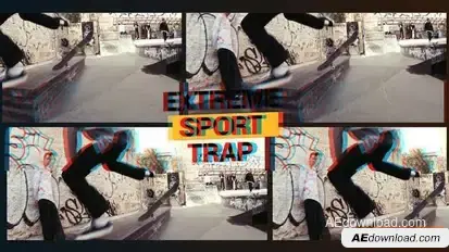 Urban Glitch Opener Openers template preview