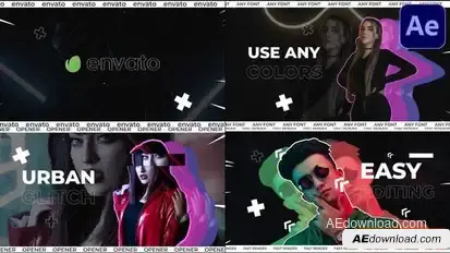 Urban Glitch Promo | After Effects Openers template preview