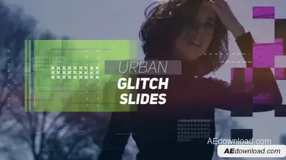 Urban Glitch Slides Openers template preview