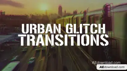 Urban Glitch Transitions | After Effects Elements template preview