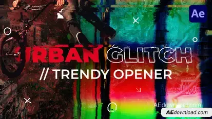 Urban Glitch // Trendy Opener Openers template preview