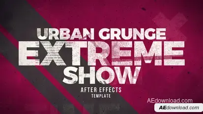 Urban Grunge Extreme Show Openers template preview