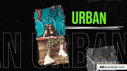 Videohive Urban Grunge Fashion Intro Titles template preview