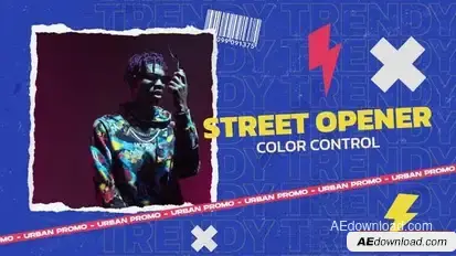 Urban Grunge Promo Openers template preview