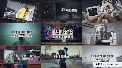 Urban Hip-Hop Opener Openers template preview