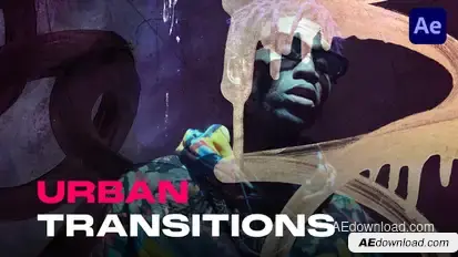Urban Hip-Hop Transitions Elements template preview