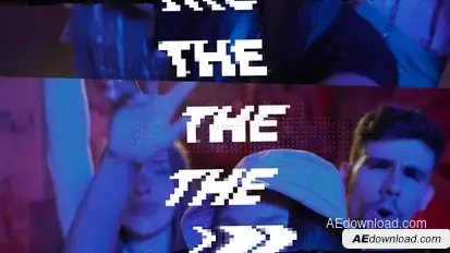 Urban Hype Typography Intro Openers template preview