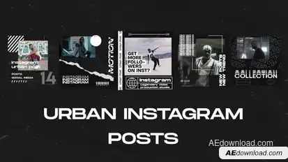 Urban Instagram Posts Openers template preview