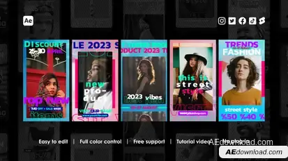 Urban Instagram Reels Product Promo template preview