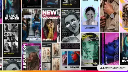 Urban Instagram Stories Reels Video Displays template preview