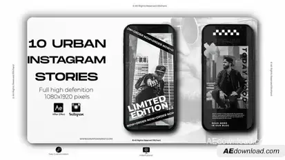 Urban Instagram Stories Product Promo template preview