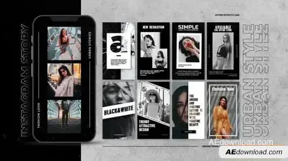 Urban Instagram Stories - Social Media Openers template preview