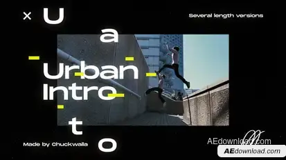 Urban Intro Openers template preview