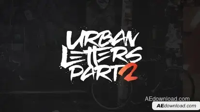 Urban Letters 2 Titles template preview