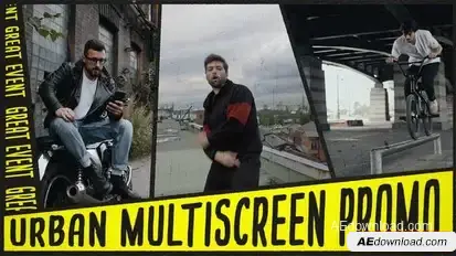 Urban Multiscreen Promo Openers template preview