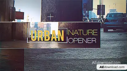 Urban Nature Openers template preview