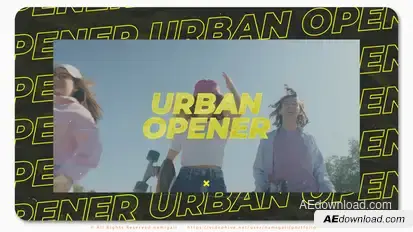 Urban Opener Hip Hop Openers template preview