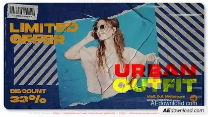 Urban Outfit Promo broadcast-packages template preview