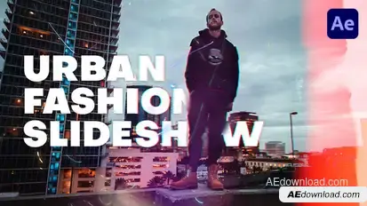 Urban Fashion Slideshow Video Displays template preview