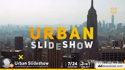 Urban Slideshow Openers template preview