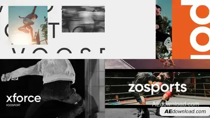 Urban Sport Slideshow Openers template preview