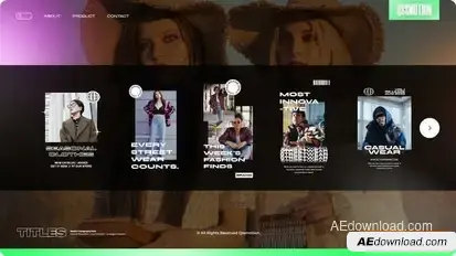 Videohive Urban Streetwear Titles Titles template preview