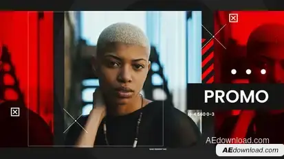 Urban Style Promo Video Displays template preview