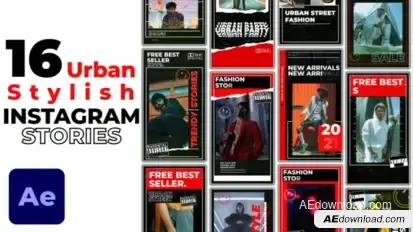 Urban Stylish Instagram Stories Product Promo template preview
