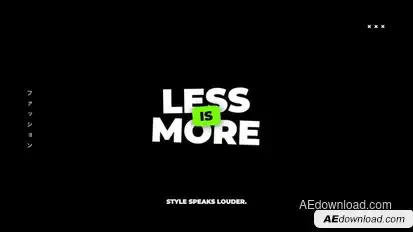 Urban Titles Titles template preview