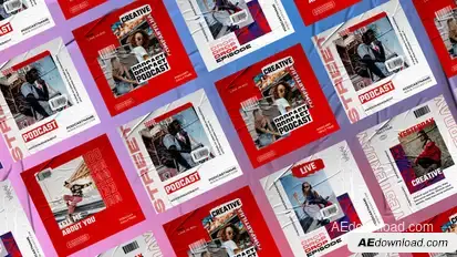 Urban Typography Instagram Posts Product Promo template preview