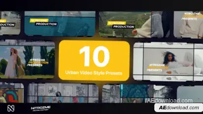 Urban Typography Vol. 01 Titles template preview