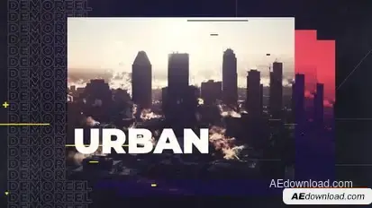 Urban Vlog Opener Openers template preview