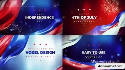 USA Independence Day Openers template preview