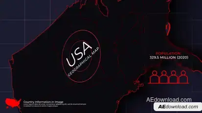 USA Map Promo Product Promo template preview