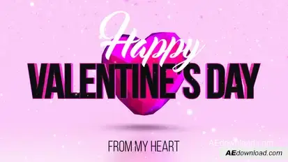 Valentine's Day Logo Stings template preview