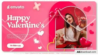 Valentine's Day Greeting Openers template preview