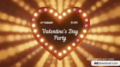 Valentine's Day Light Sign Openers template preview