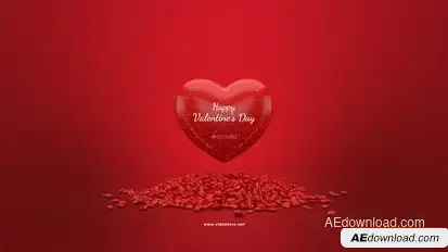 Valentine's Day Logo Reveal Logo Stings template preview