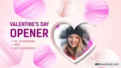 Valentine's Day Opener Openers template preview