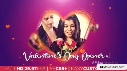 Valentine's Day Opener v1 Openers template preview