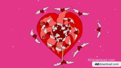 Valentine's Day Reveal Logo Stings template preview