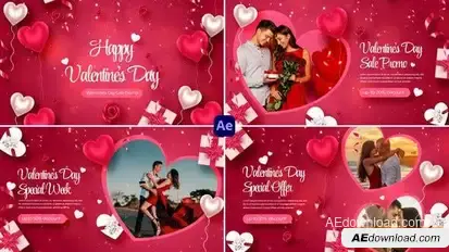 Valentine's Day Slideshow | Valentine's Day Sale Opener V1 Openers template preview