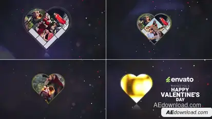 Valentine's Day Wish // Valentine's Day Love Card Openers template preview