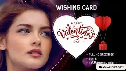 Valentine's Day Wishing Card Openers template preview