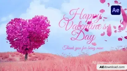 Valentine's Tree Wishes Reveal Openers template preview