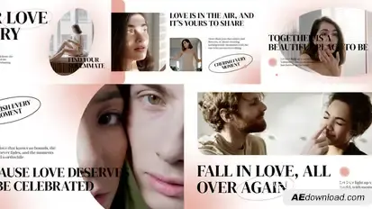 Valentine After Effects Video Displays template preview