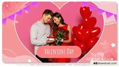 Valentine Day - Romantic Intro Openers template preview