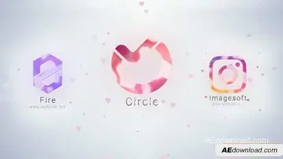 Valentine Day Corporate Logo Logo Stings template preview