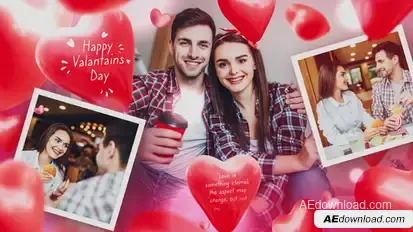 Valentine Day Special Greeting Card Video Displays template preview