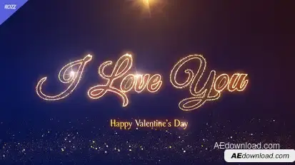 Valentine I Love You Openers template preview